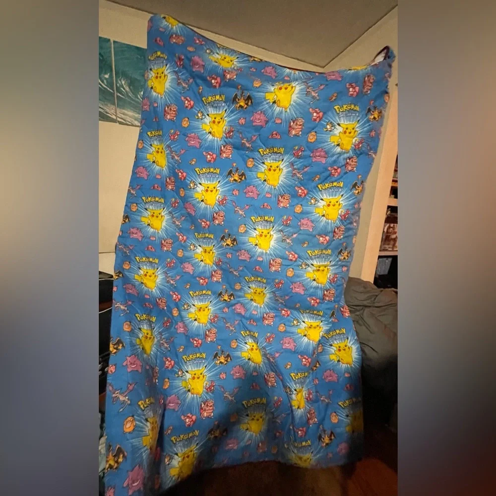 Vintage Pokemon comforter 86” X 81”